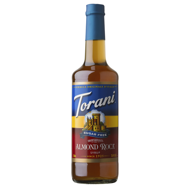 Torani Sugar Free Almond Roca Syrup - Bottle (750 mL)