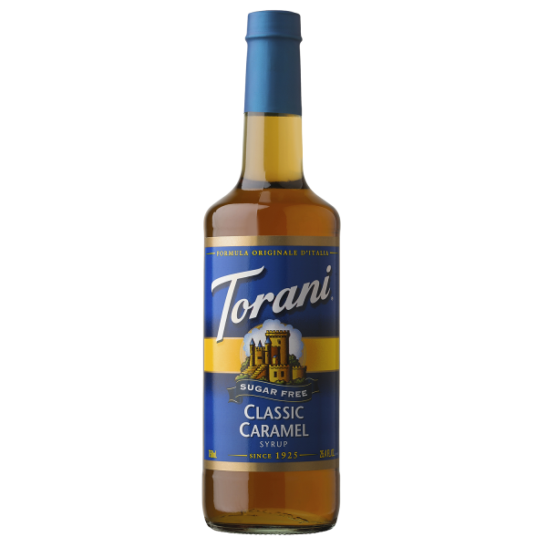Torani Sugar Free Classic Caramel Syrup - Bottle (750mL)