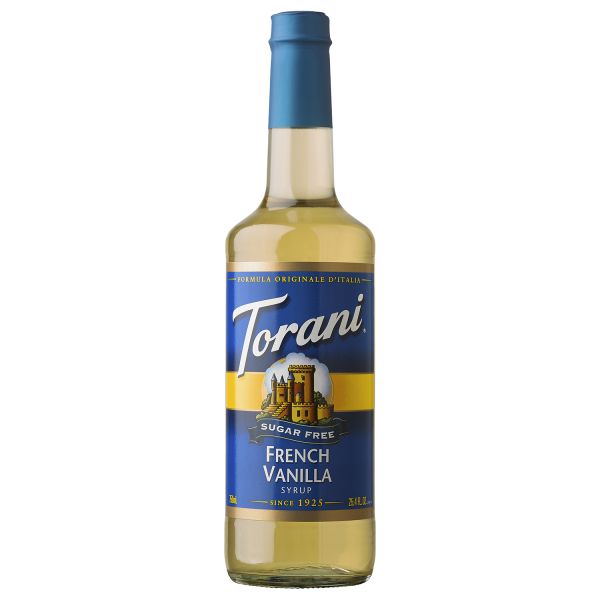 Torani Sugar Free French Vanilla Syrup - Bottle (750mL)