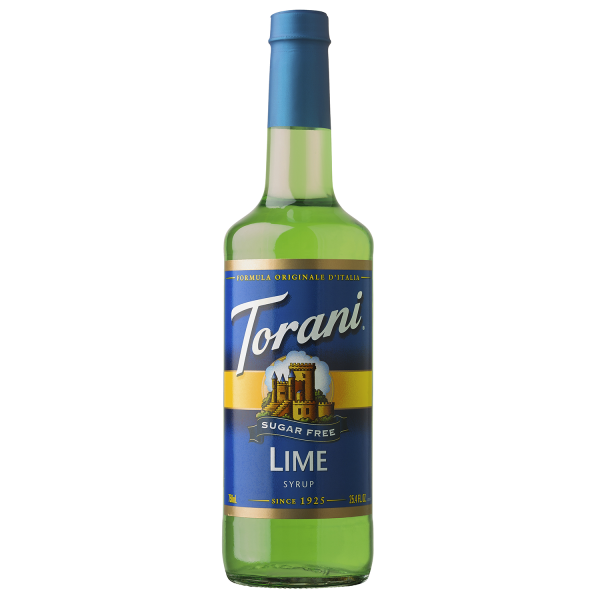 Torani Sugar Free Lime Syrup - Bottle (750mL)