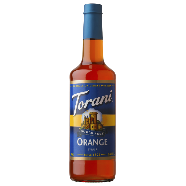 Torani Sugar Free Orange Syrup - Bottle (750mL)