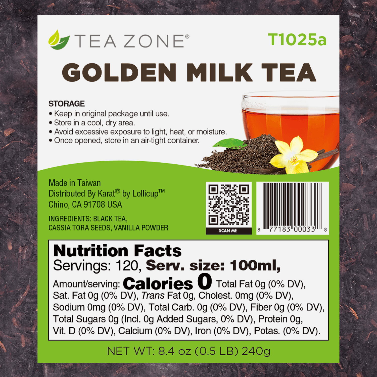 Golden Milk Tea - Bag (8.46 oz) – LollicupStore Golden Milk Tea - Bag (8.46 oz) – LollicupStore