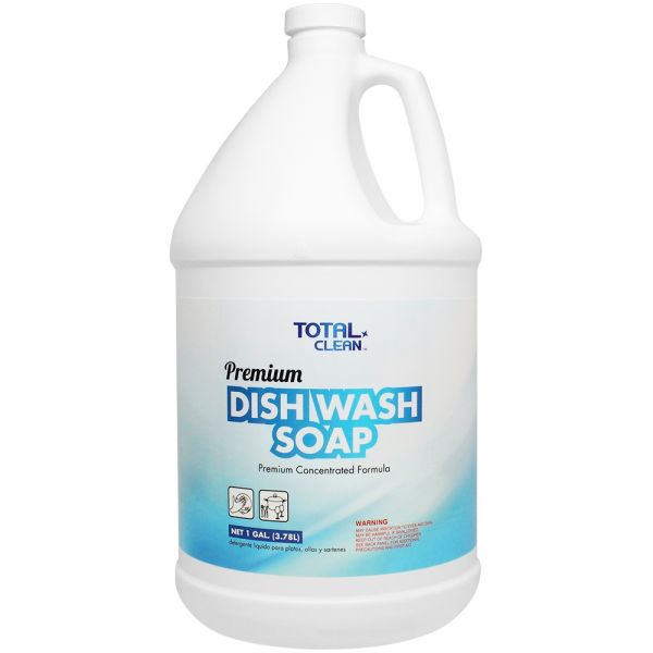 Total Clean Premium Dish Wash Soap, 1 Gallon - Case of 4 bottles
