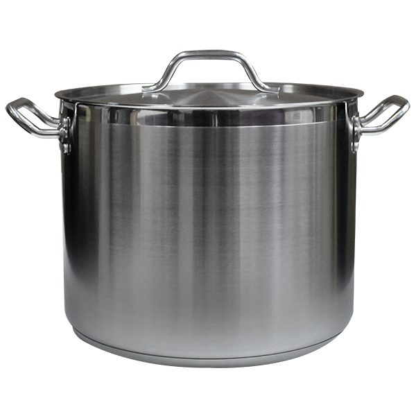 24qt Stainless Steel Stock Pot with lid