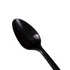 Karat PP Plastic Medium Weight Tea Spoons Bulk Box, Black - 1,000 pcs