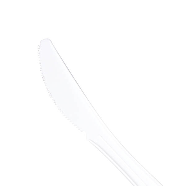 Karat PP Plastic Plastic Medium Weight Knives, White - 1,000 pcs