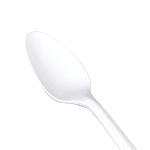 PP Plastic Medium Weight Tea Spoons, White - 1,000 pcs