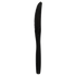 Karat PP Plastic Medium Heavy Weight Knives Bulk Box, Black - 1,000 pcs