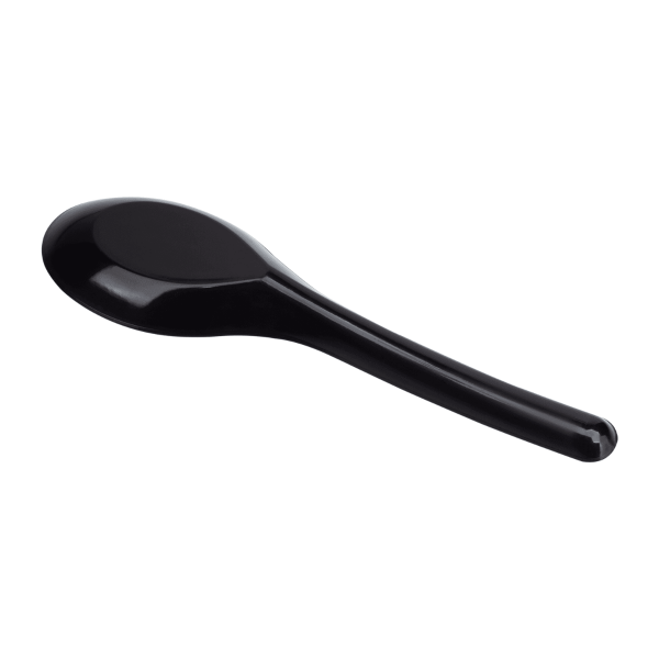 Karat Med-Heavy Weight Asian Soup Spoon, Black -1,000 pcs