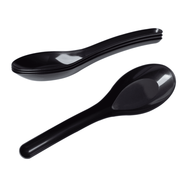 Karat Med Heavy Weight Asian Soup Spoon Black 1 000 pcs