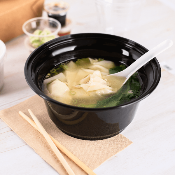 Karat Med-Heavy Weight Asian Soup Spoon, White -1,000 pcs