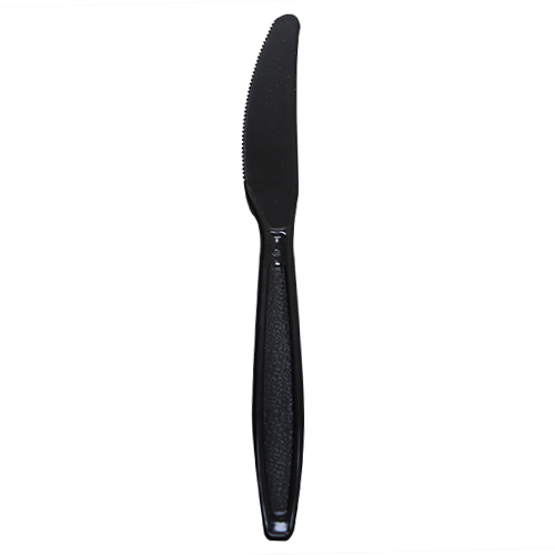 Karat PS Plastic Extra Heavy Weight Knives, Black - 1,000 pcs