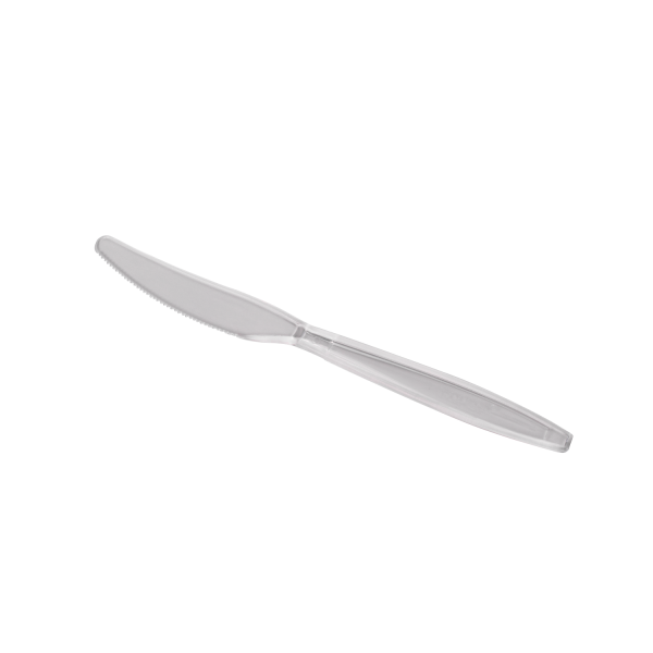 Karat PS Plastic Medium-Heavy Weight Knives Bulk Box, Black - 1,000 pcs