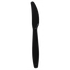 Karat PP Plastic Extra Heavy Weight Knives, Black - 1,000 pcs
