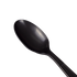 Karat PP Plastic Extra Heavy Weight Tea Spoons, Black - 1,000 pcs