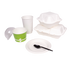 Black Karat PS Plastic Medium Weight Tea Spoons Bulk Box next to containers