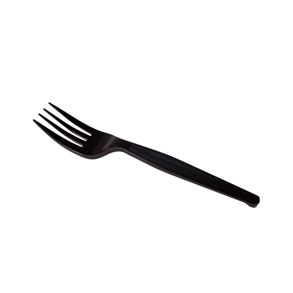 Black Karat PS Plastic Medium-Heavy Weight Fork