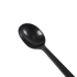 Karat PP Plastic Premium Extra Heavy Weight Soup Spoon, Black - 1,000 pcs