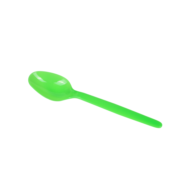 Karat PS Plastic Heavy Weight Tea Spoons, Green - 1,000 pcs