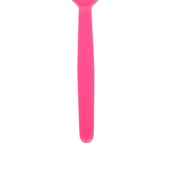 PS Plastic Heavy Weight Tea Spoons, Pink - 1,000 pcs