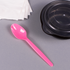 PS Plastic Heavy Weight Tea Spoons, Pink - 1,000 pcs