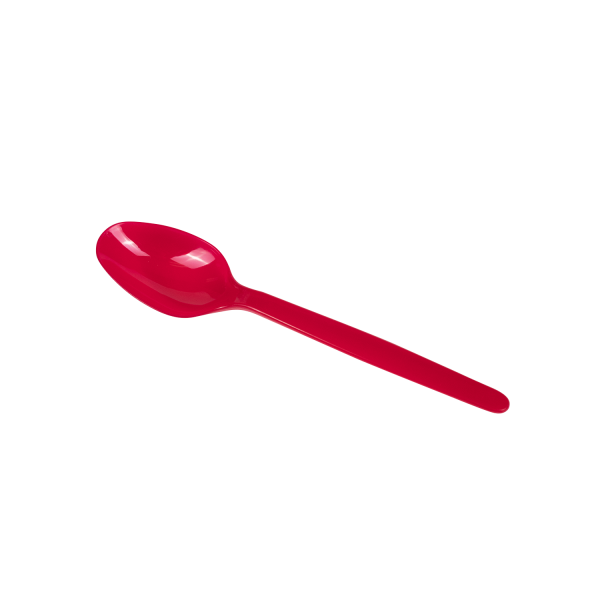 Karat PS Plastic Heavy Weight Tea Spoons, Red - 1,000 pcs