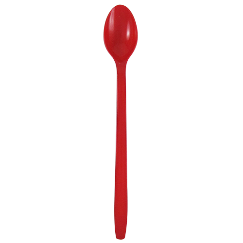 Karat PP Plastic Heavy Weight Soda Spoons, Red - 1,000 pcs