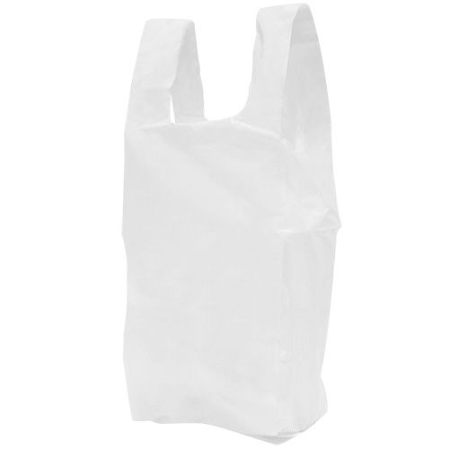 generic white bag for to go cups